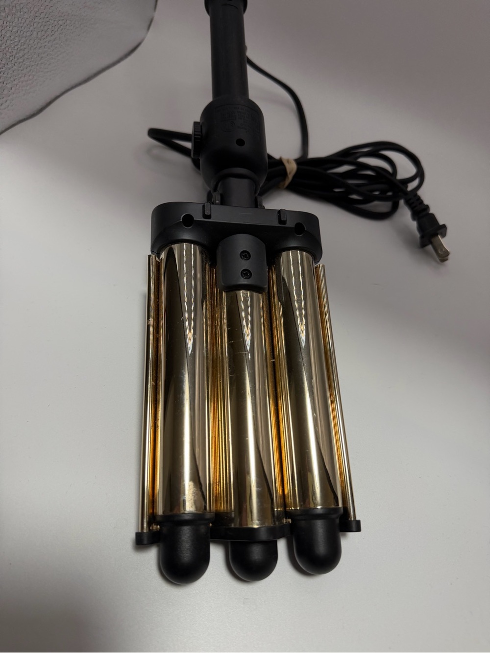 Hot Tools Professional Artist 24K Gold Digital 3 Barrel Hair Waver Boho Beachy - Picture 5 of 9